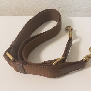 COACH METROPOLITAN SLIM BRIEFCASE BROWN CANVAS LEATHER TRIM REPLACEMENT STRAP